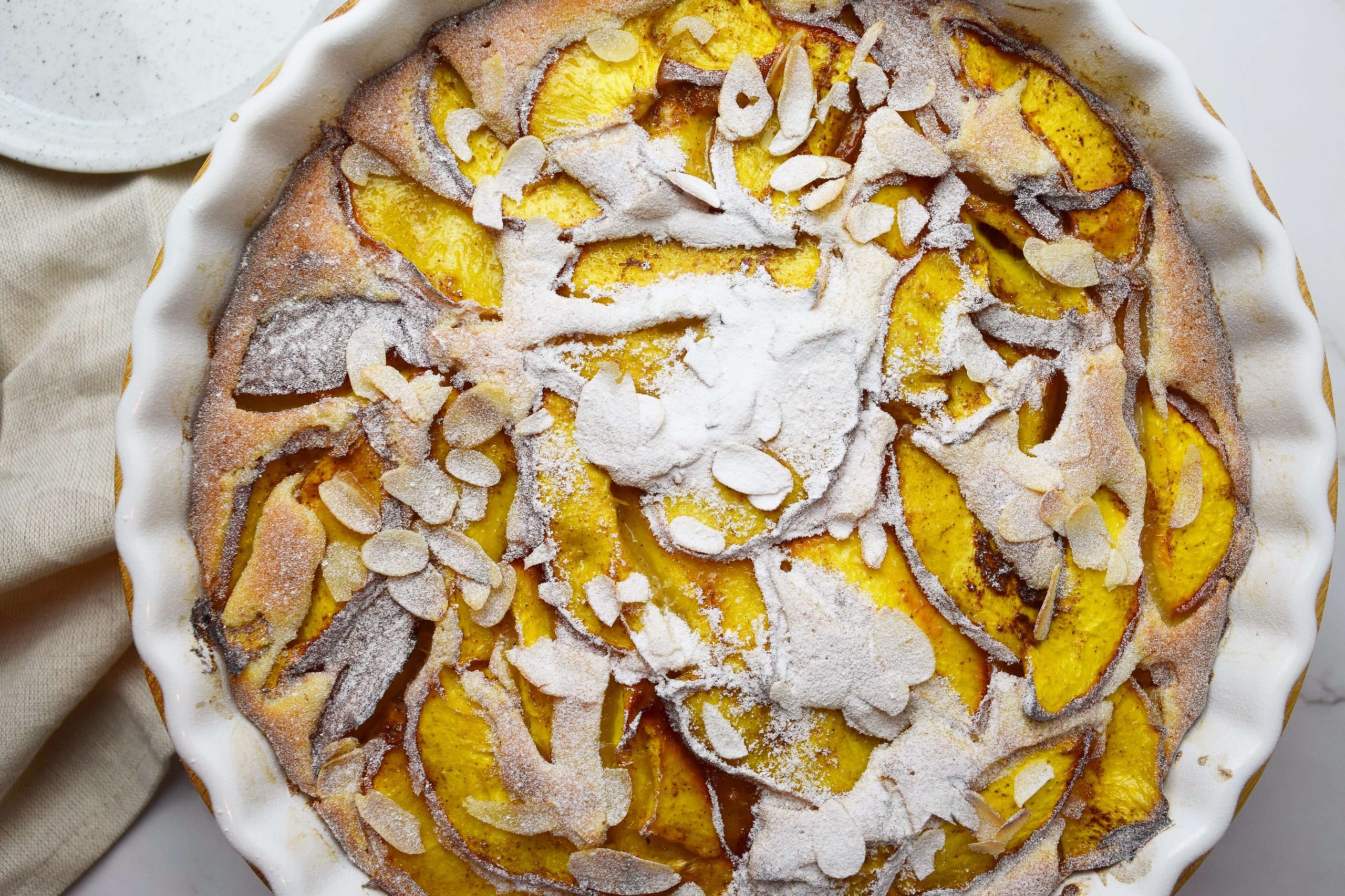 Nectarine cobbler