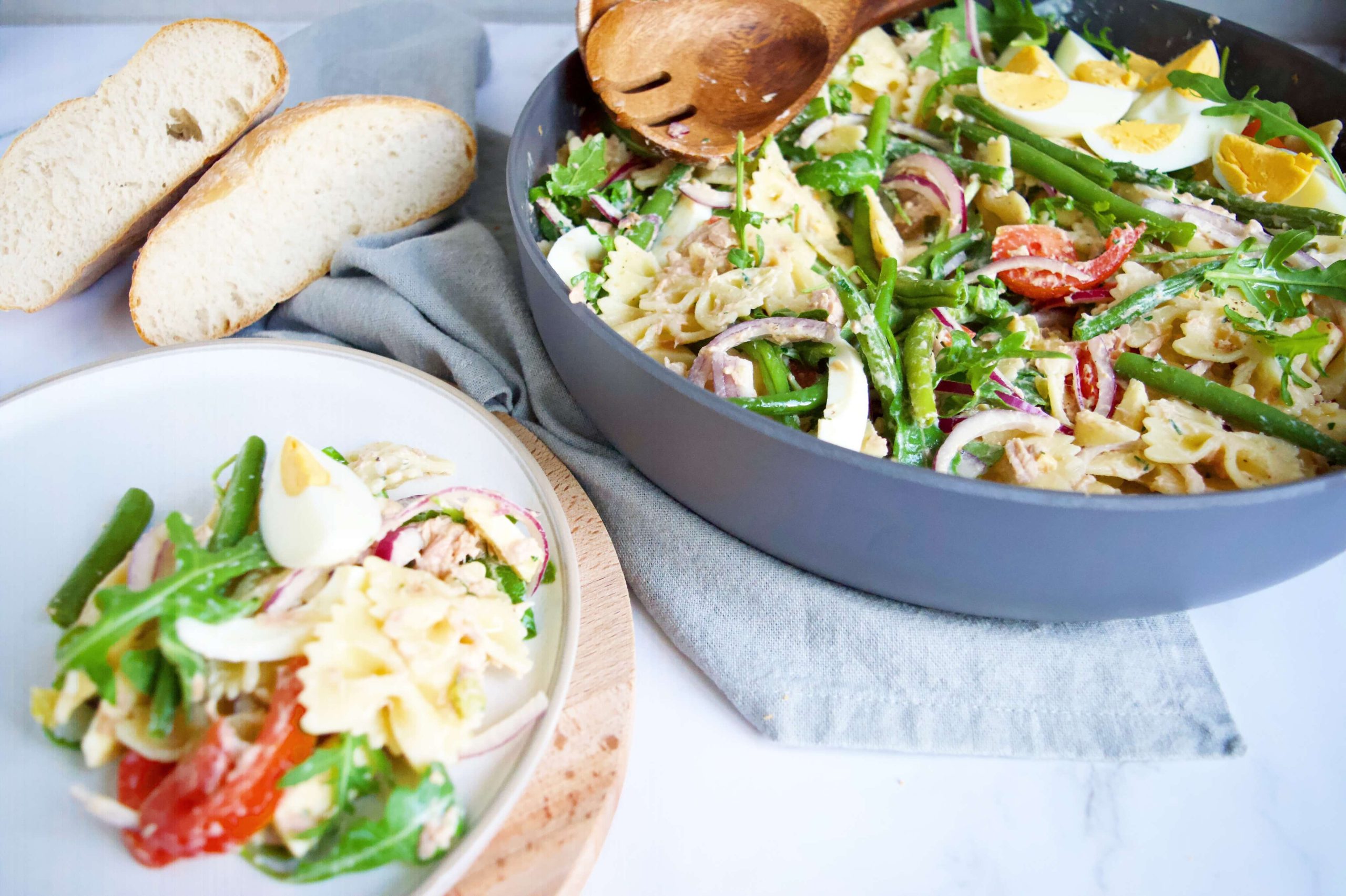 Pastasalade met tonijn